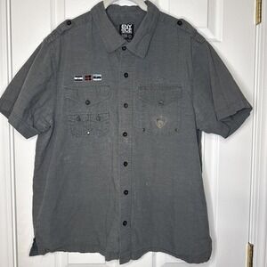 Enyce Sean Combs Military Utility Shirt | Size L | Y2K